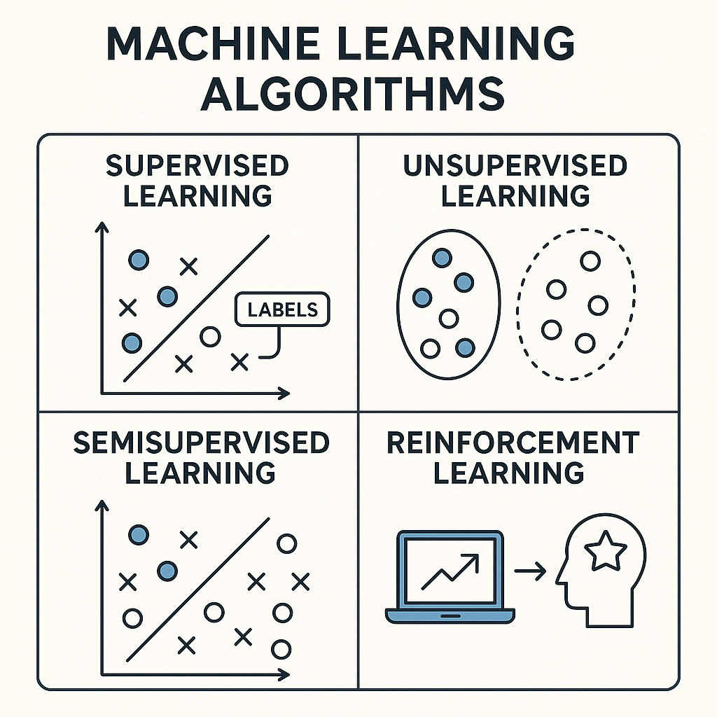 머신러닝 알고리즘 종류별 시각화